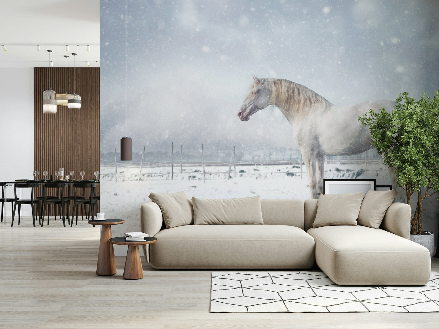Snowdrift Horse Wall Mural -2398894