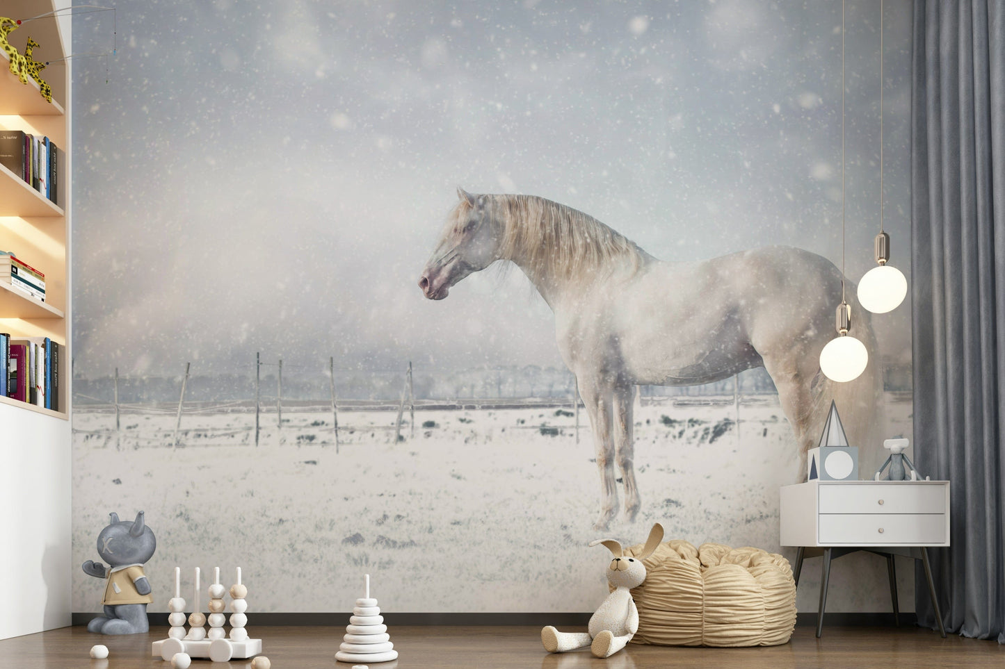 Snowdrift Horse Wall Mural -2398894