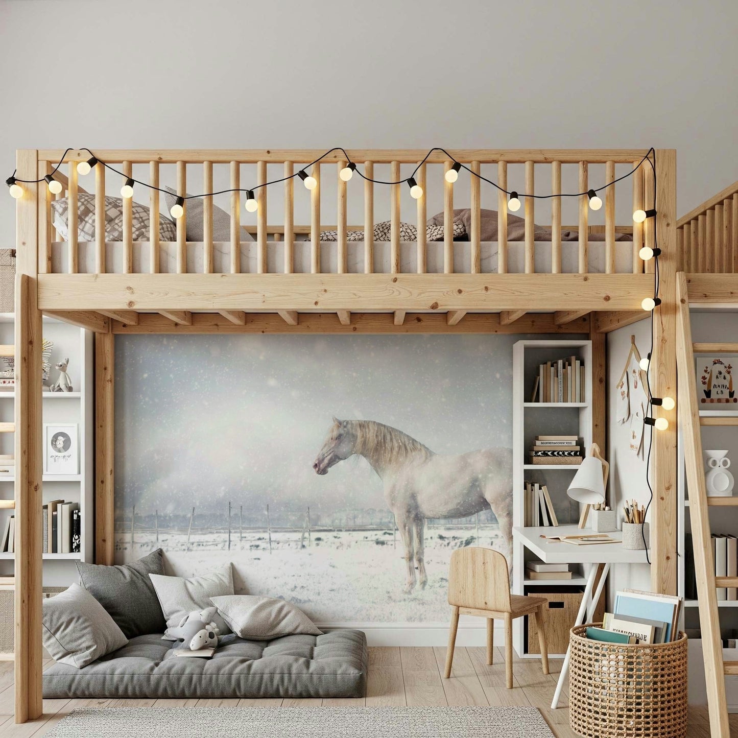 Snowdrift Horse Wall Mural -2398894