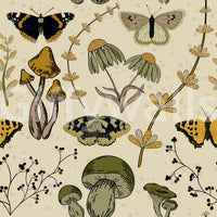 Seasonal mural wallpaper for rustic interiors

