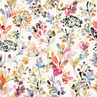 Wild Grasses Whimsical Wallpaper in a modern flat with minimalist home décor.