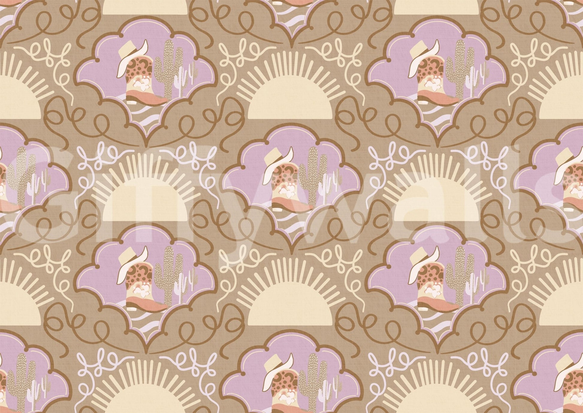 The image captures the spirit of the Wild West.

