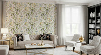 Fine art Wildflower Dreams wallpaper berry details print.