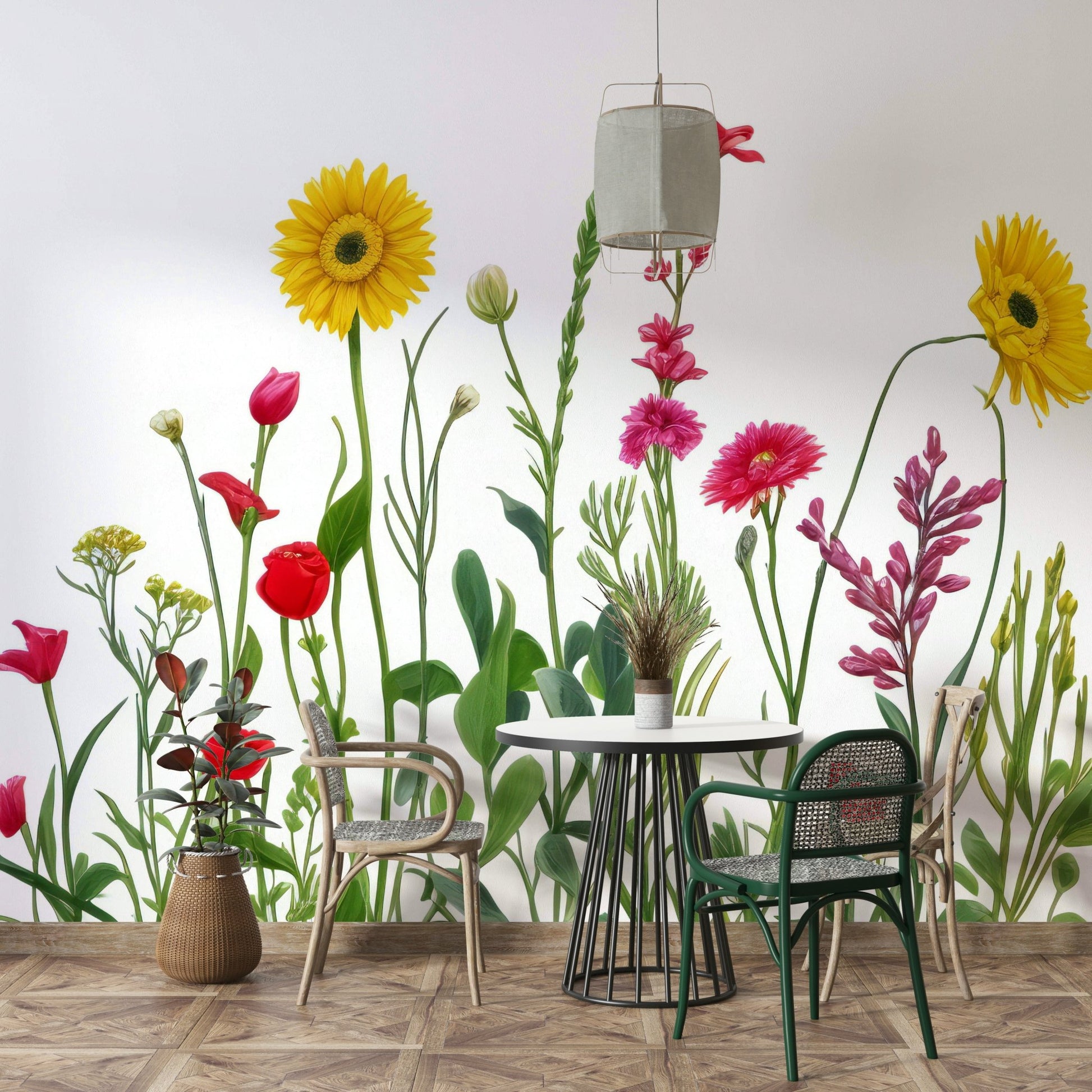 Focus on natural light and vibrant colors.

