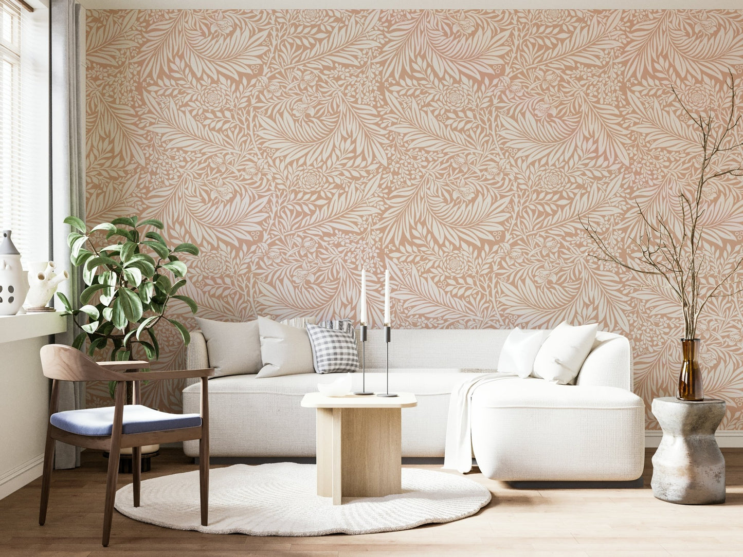 The design has a very polished and luxurious effect on the space.

