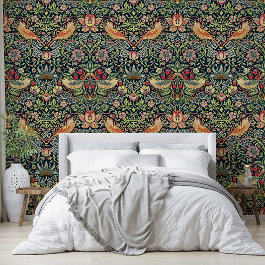 The design has a layered, artistic look with a sense of texture.

