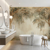 Willow Dreams – Forest Green Wall Mural
