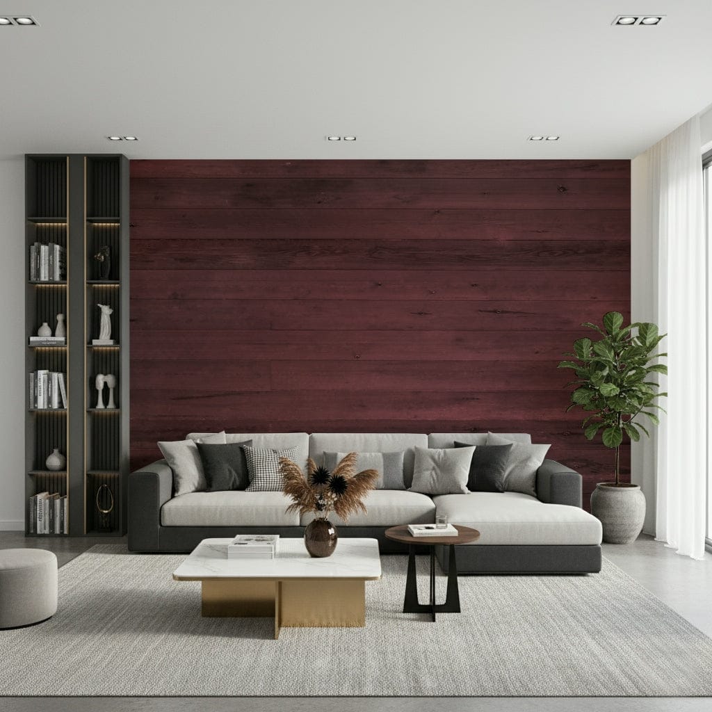 Wine-Stained Wood Wall Mural -2307978