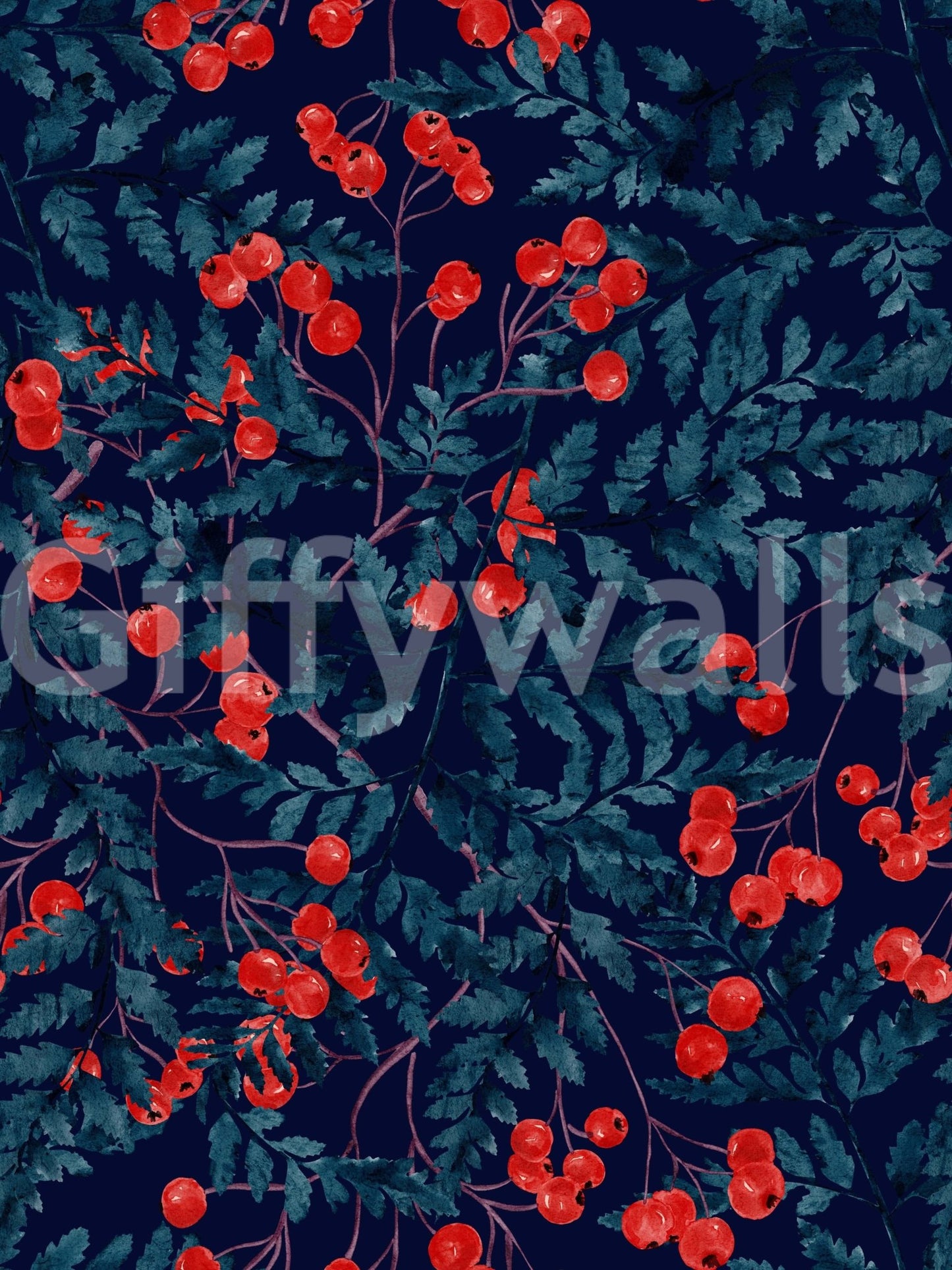 Winter Berries Wallpaper⁠