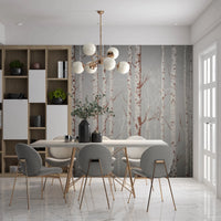 Winter Birch Beauty Wall Mural