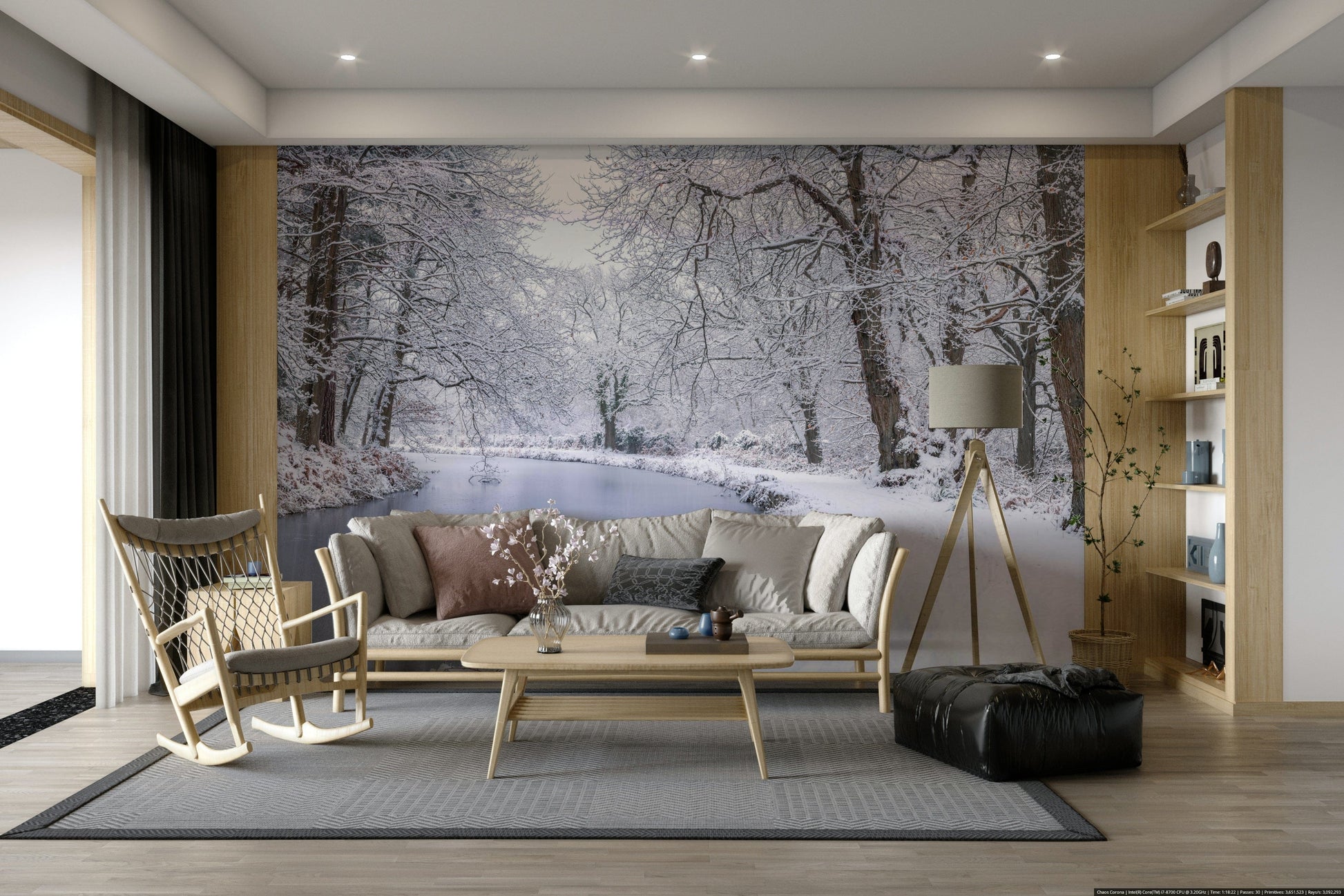 A high-quality print of a tranquil town.

