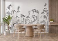 Winter Reeds Wallpaper murals - Giffywalls