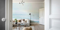 A contemplative rough water wallpaper mural for a feature wall.

