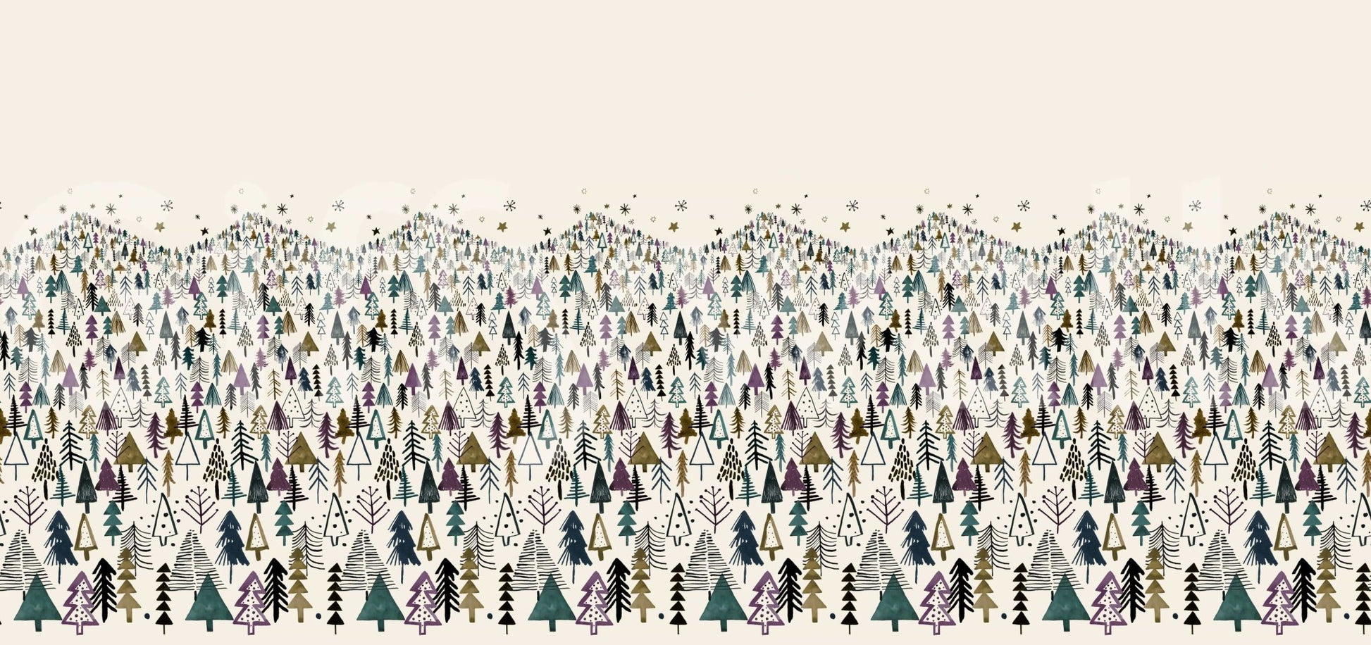 Winter Tree Wonderland Wall Mural
