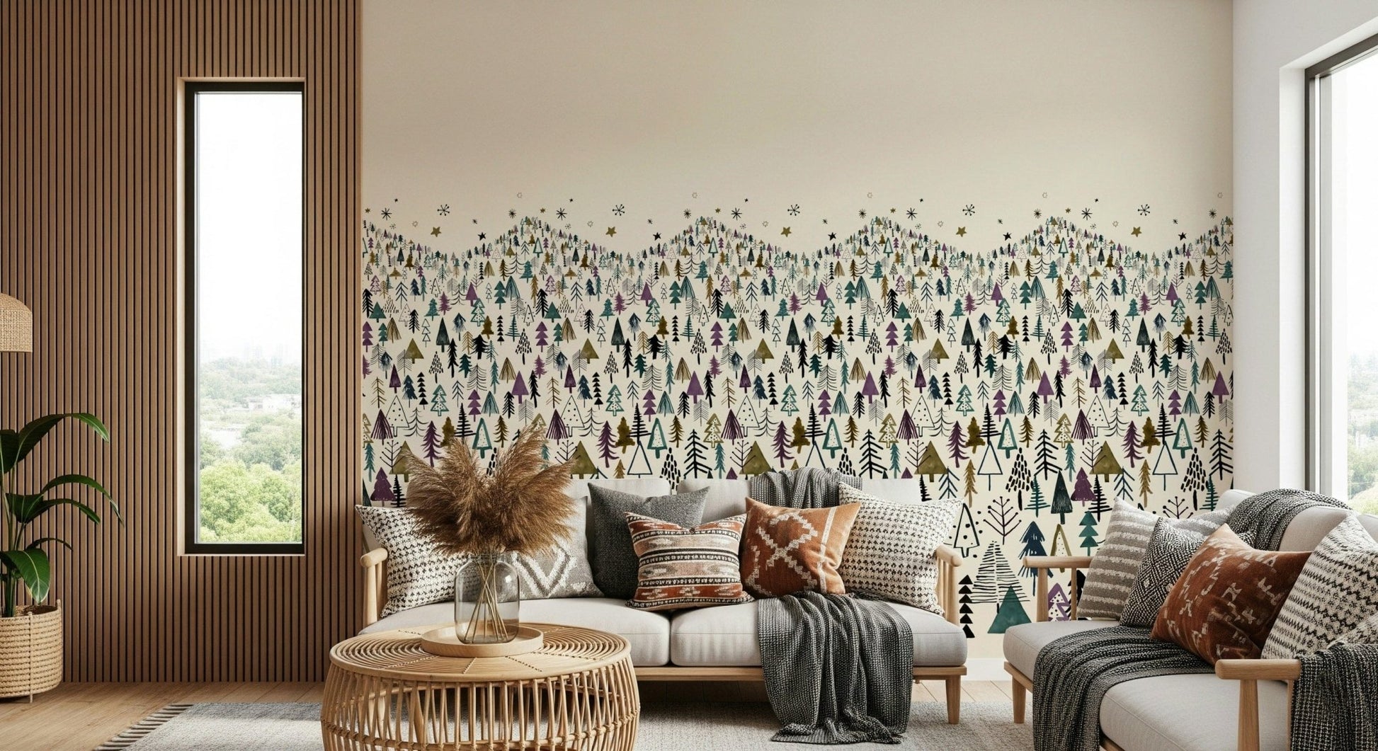 Winter Tree Wonderland Wall Mural