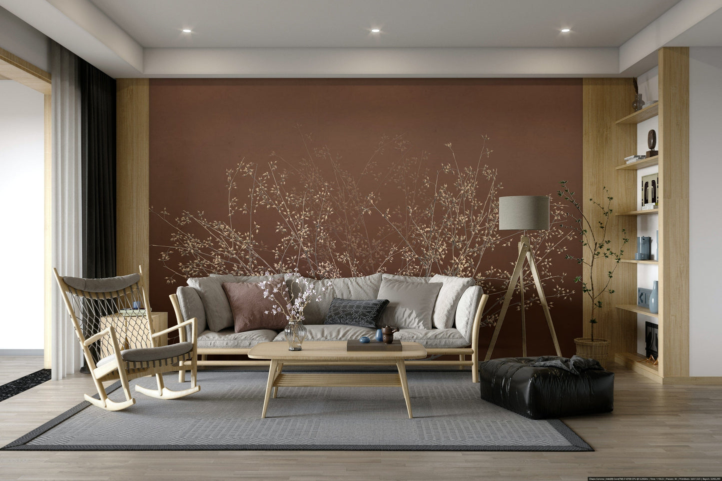 The colors are soft and gentle, with cool blues, grays, and whites.

