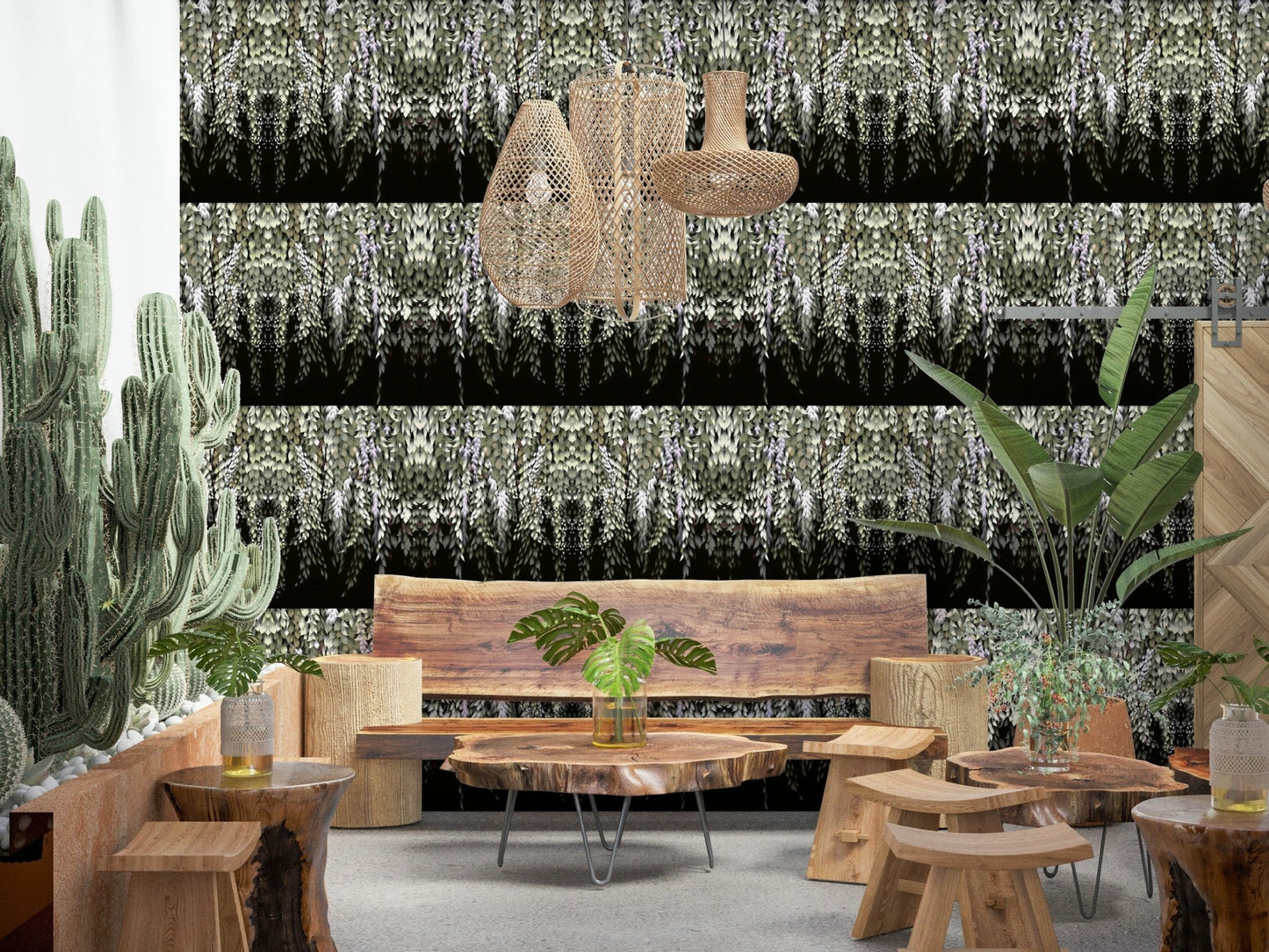 Wisteria Cascade Wallpaper‚Å†