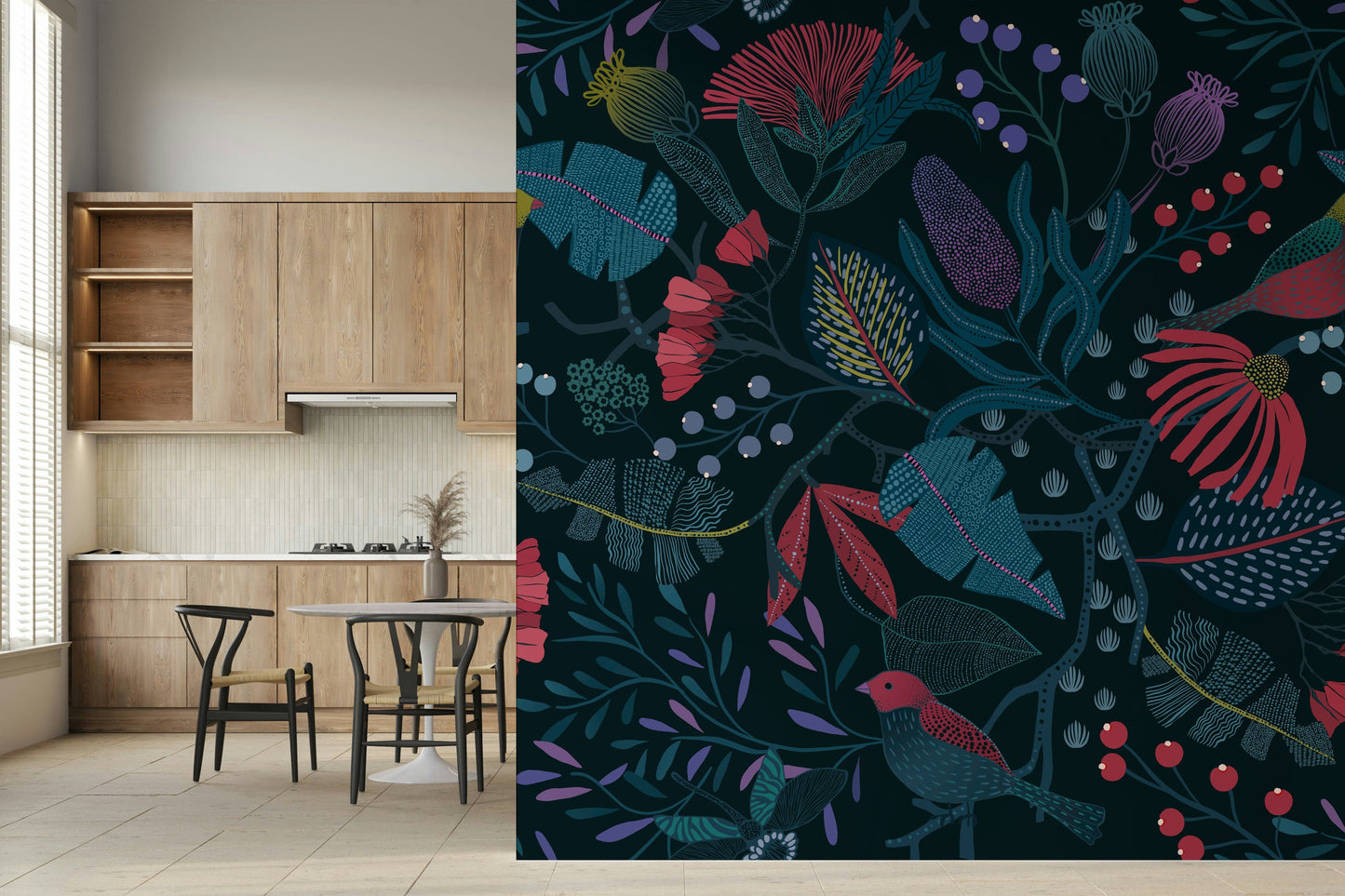 Fresque murale de la Forêt des Merveilles