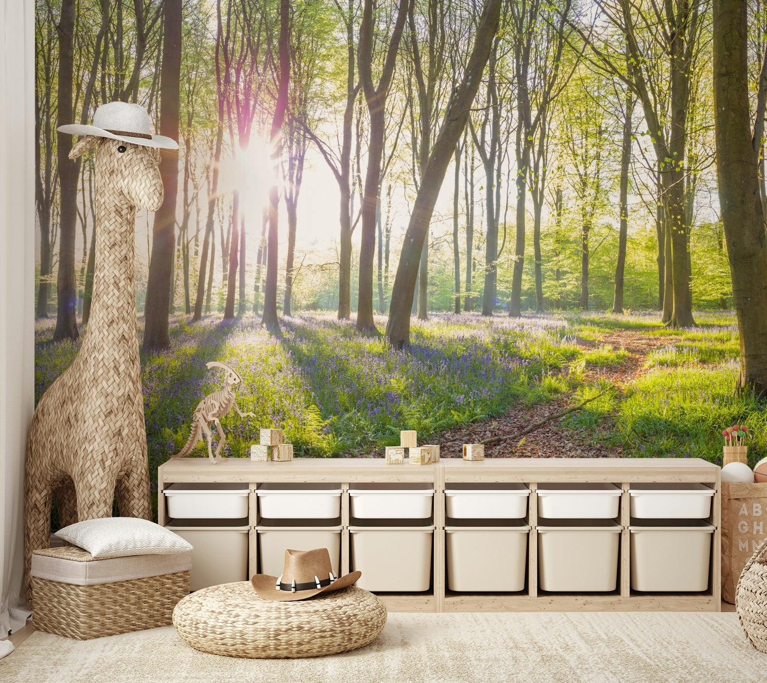 Wall decor evoking serenity and the beauty of nature.

