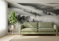 Woodland Mist Velocity mural stunning beams ambiance.