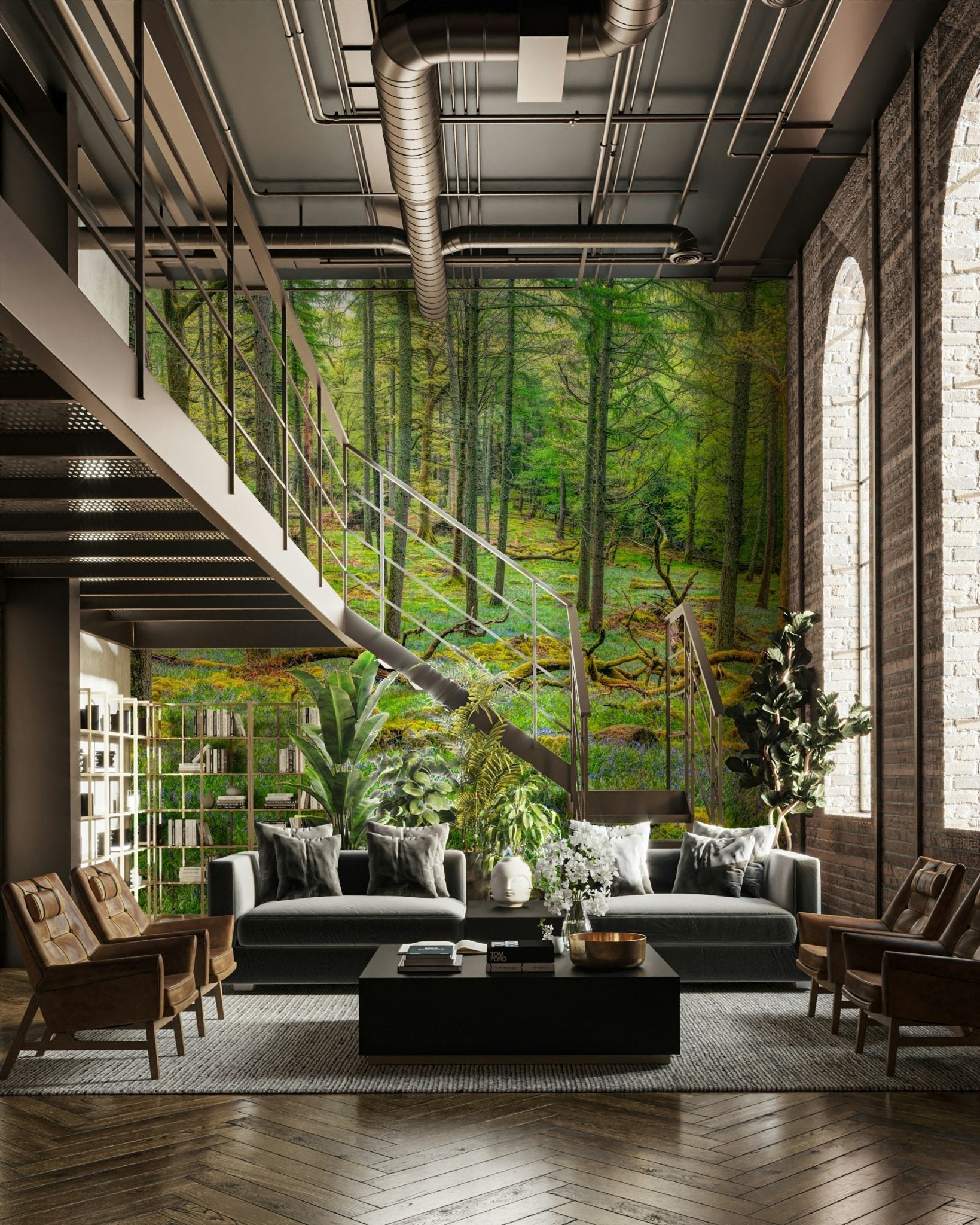 High-resolution image of a woodland.

