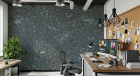 Woodland Slumber Wall Mural featuring a serene forest bathed in soft morning mist.