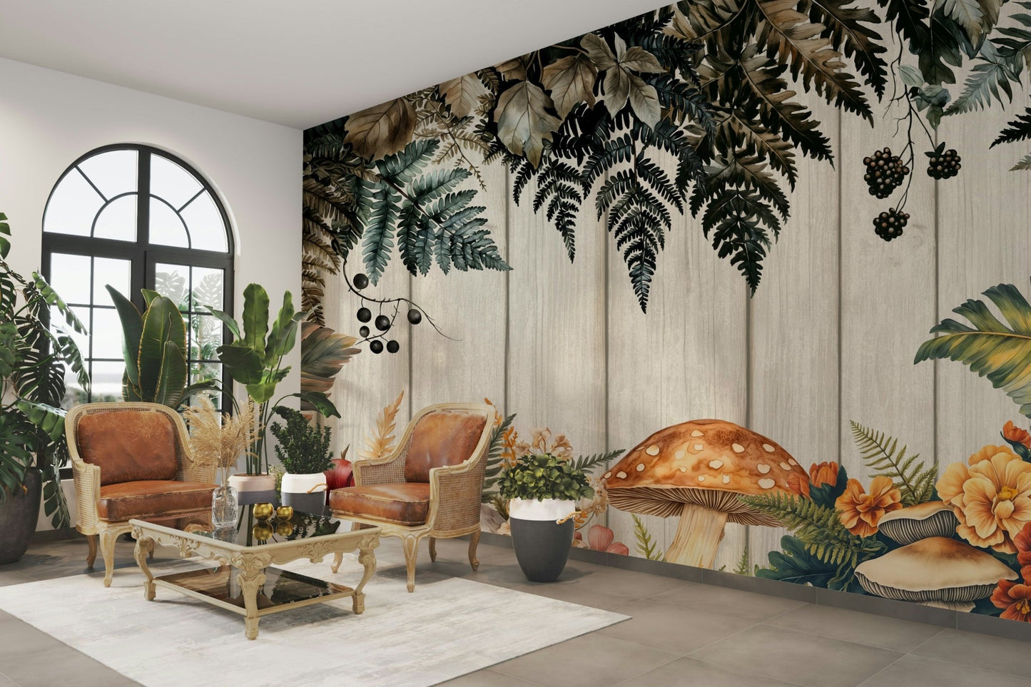 The feeling is one of earthy elegance.

