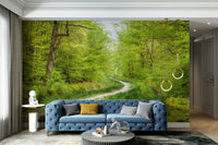 Woodland wanderlust wall mural

