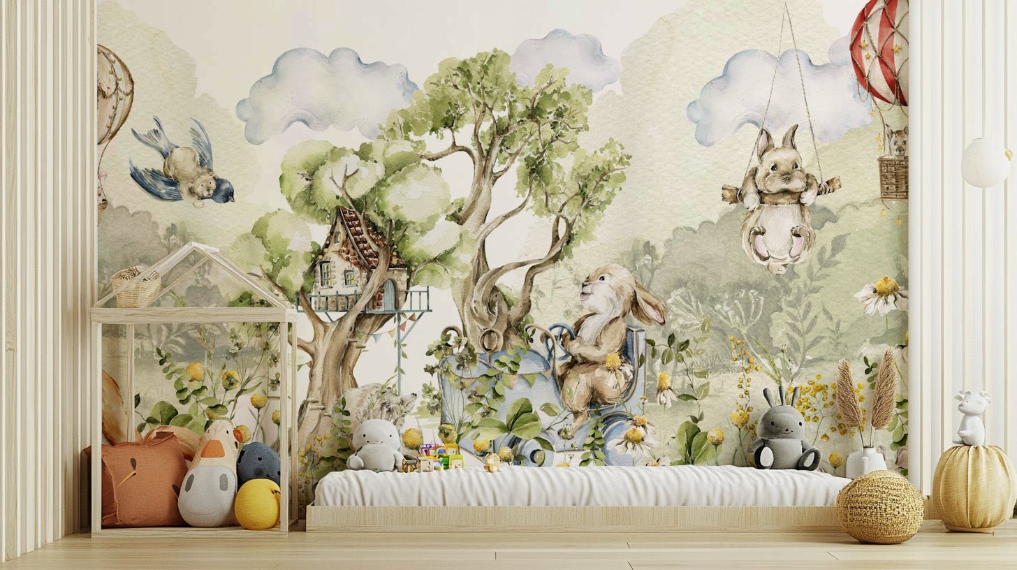 Design with a blend of natural scenery and magical elements.

