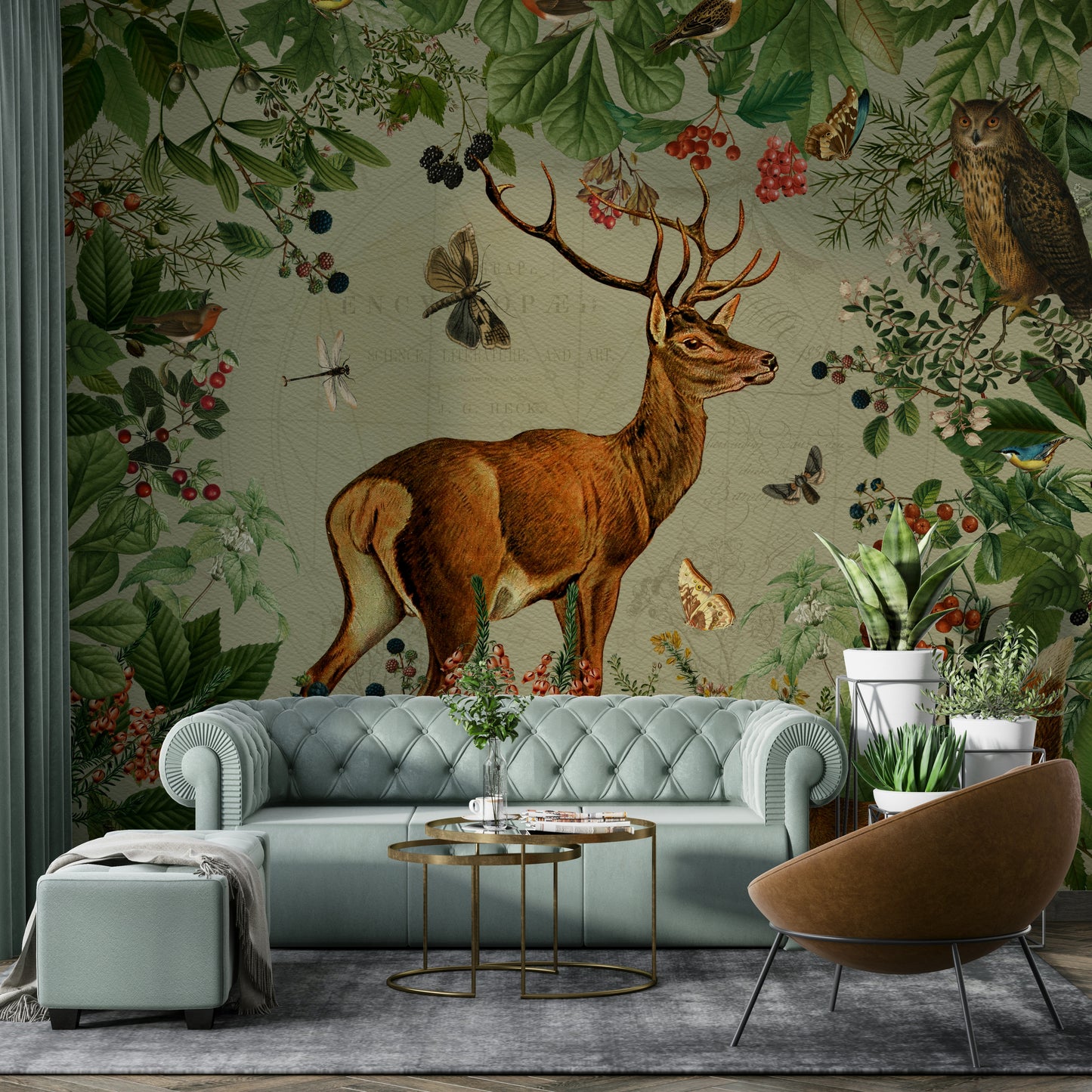 Woodland Wonders mural wallpaper


