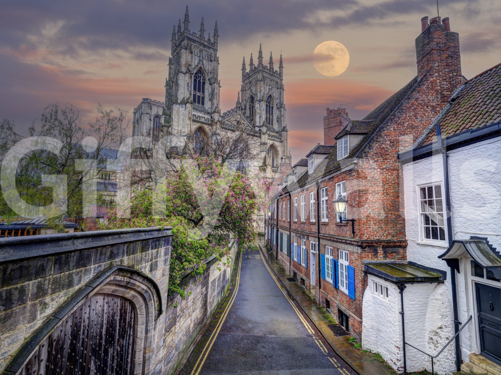 A detail of the architectural lines and tones in the design.