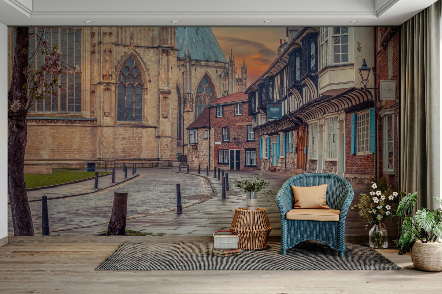york, england themed wall mural


