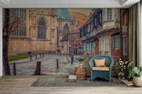 york, england themed wall mural

