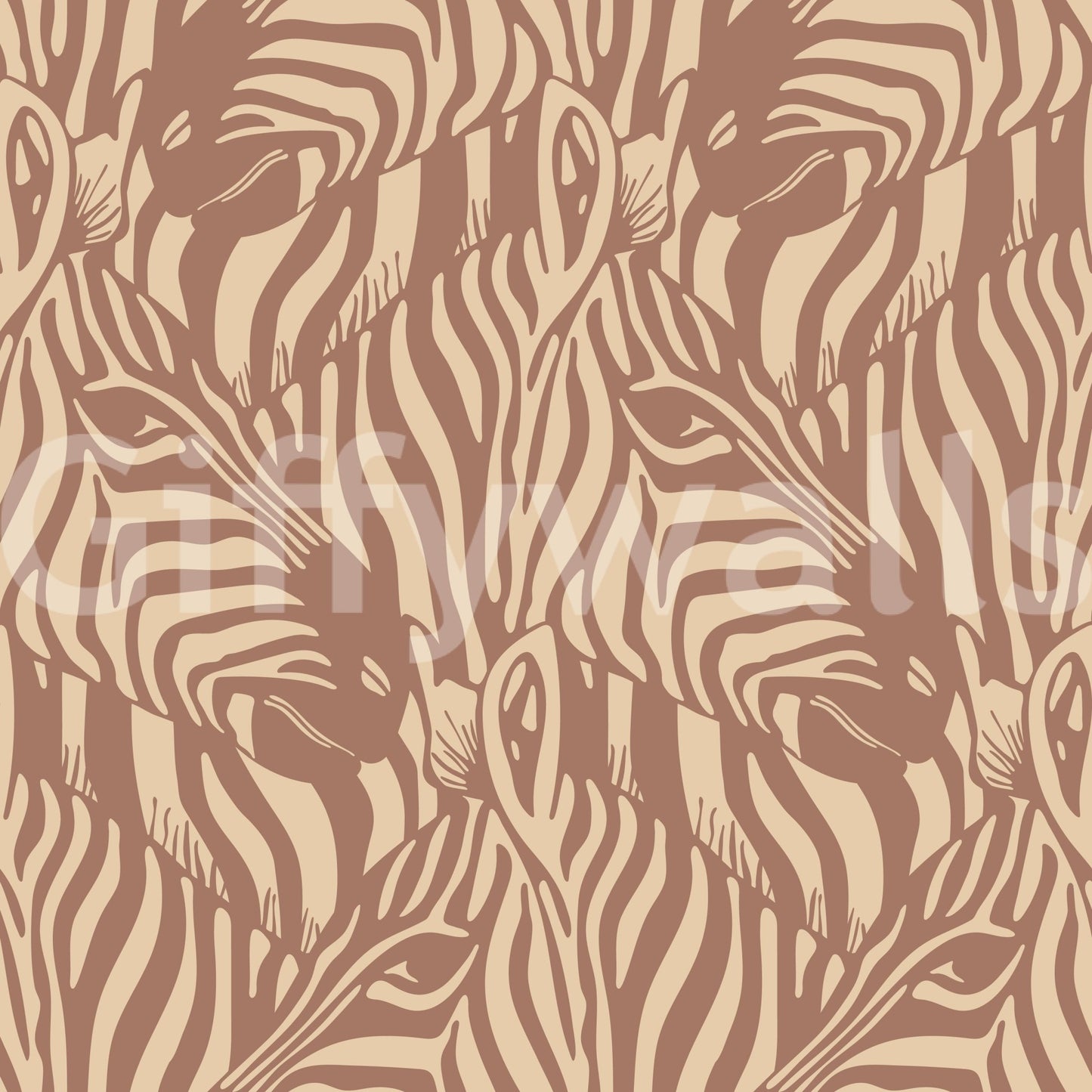 The design is non-realistic and interpretive.

