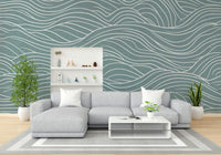 Wall decor showing a tranquil abstract view

