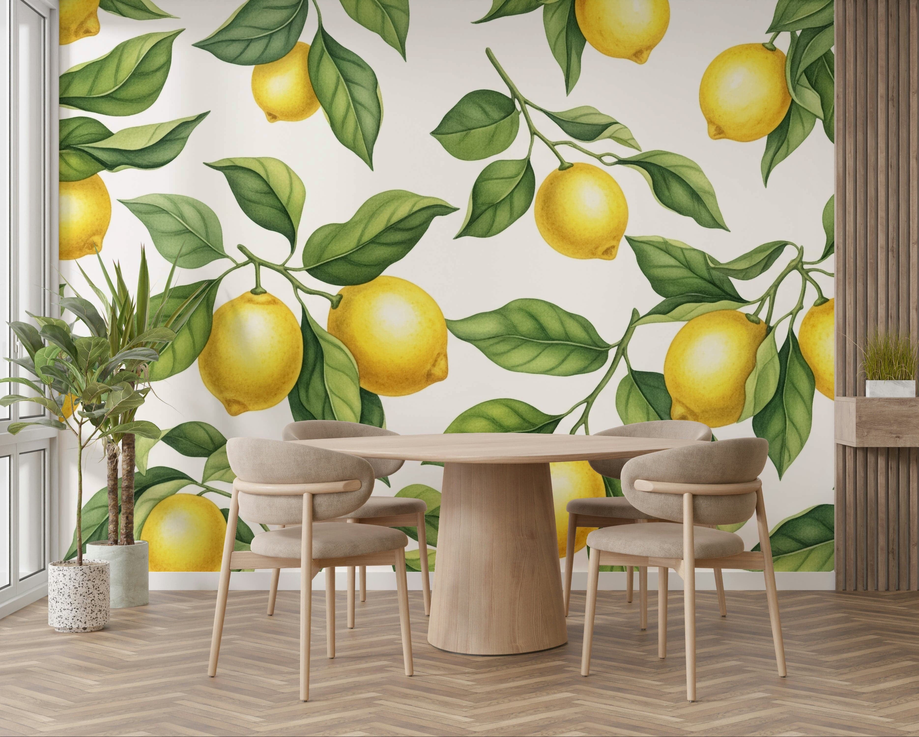 Zesty Lemon Wallpaper