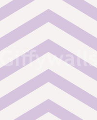 Calm zigzag wallpaper pattern in soft purple hues.

