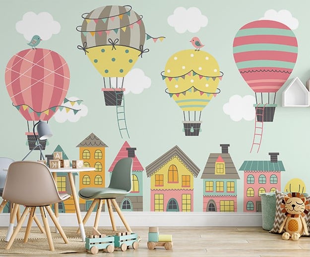 Balloon Wallpaper | Balloon Wallpaper Murals | Giffywalls