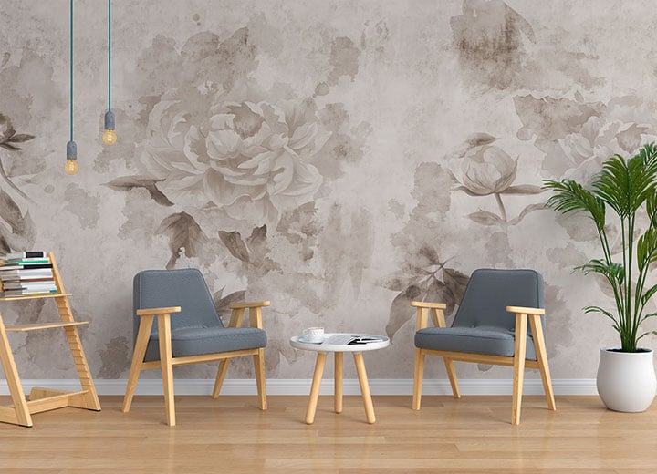 Removable Rustic Wallpaper