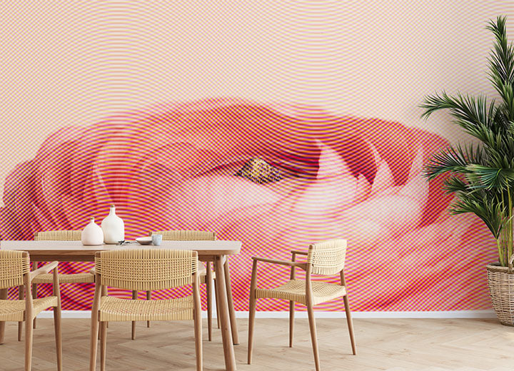 Removable Peonies Wallpaper