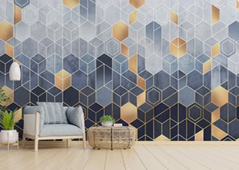 Removable Geometric Wallpapers